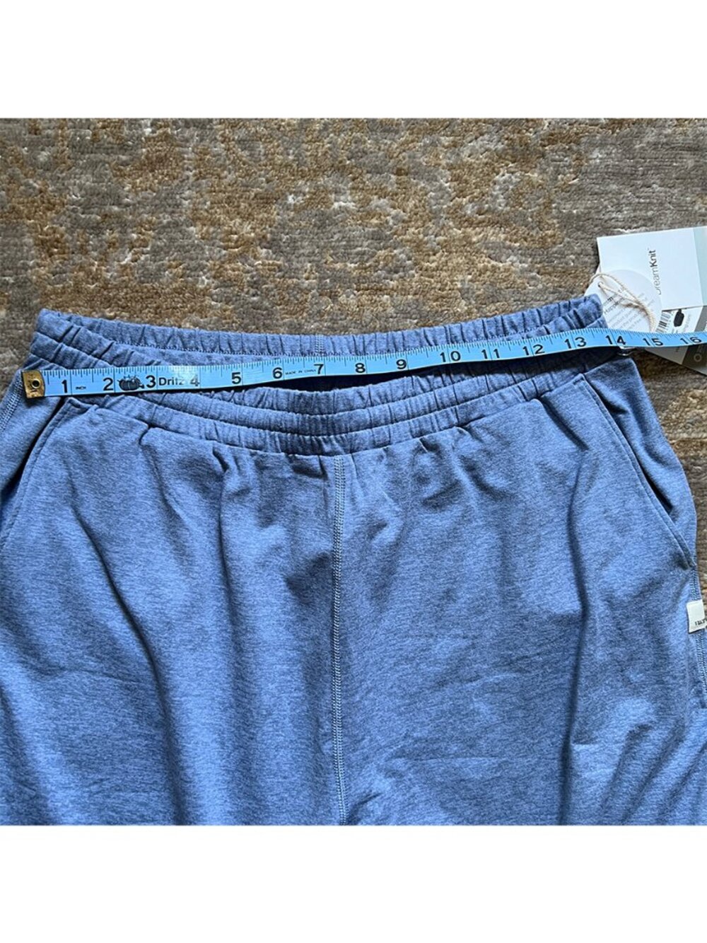 Vuori Boyfriend Jogger Blue Heron Heather Medium NWT - Picture 7 of 12